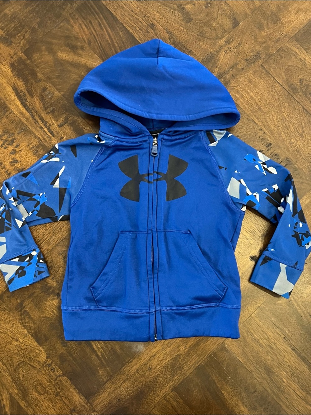 Under Armour Boys' Royal Blue Full-Zip Hooded Sweatshirt - 2T